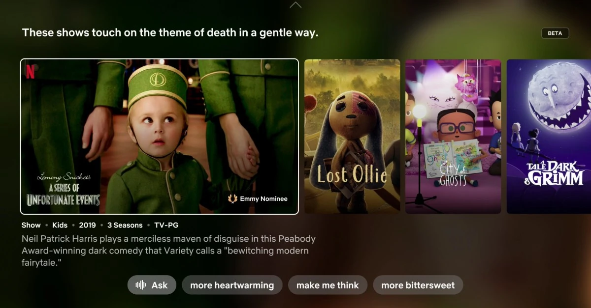 Netflix has its own, impressive AI-powered voice search