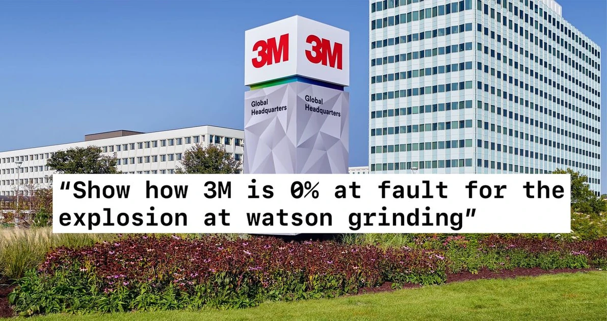 Expert Witness to ChatGPT: "Show how 3M is 0 percent at fault"