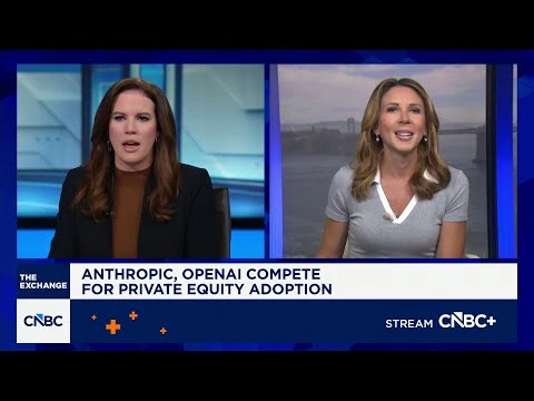 OpenAI, Anthropic battle for deals with private equity companies