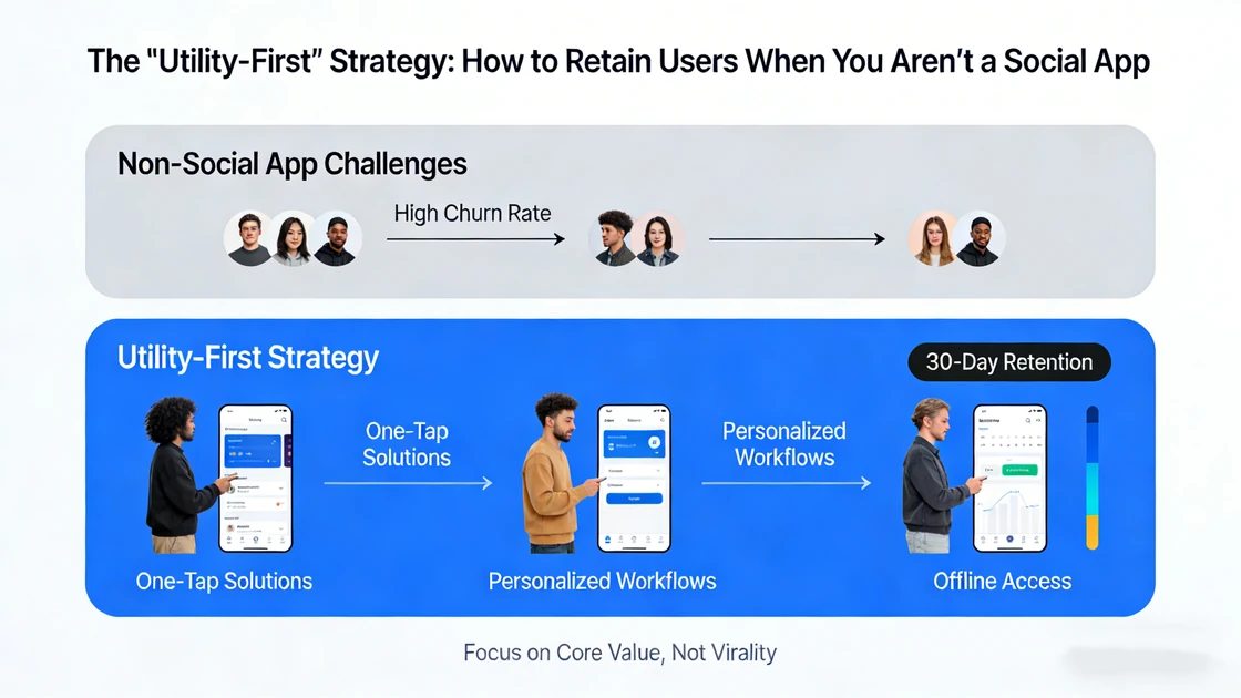 The “Utility-First” Strategy: How to Retain Users When You Aren’t a Social App