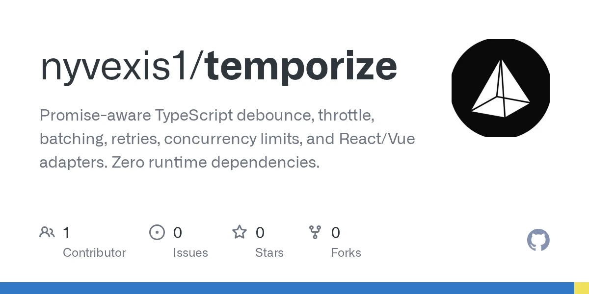 I made a Promise-aware debounce and throttle library for TypeScript