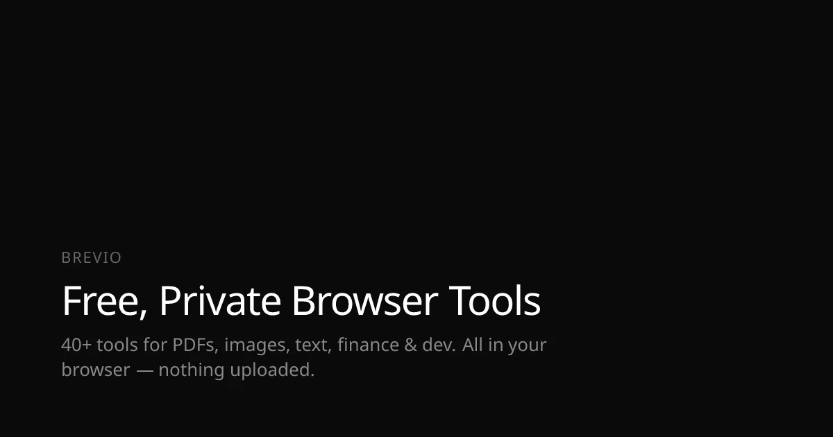 Show HN: I built 184 free browser tools – PDF, image, dev, AI tasks, no upload