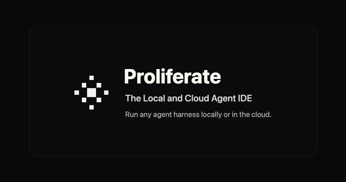 Show HN: Proliferate- open-source, self-hostable Codex for any coding agent