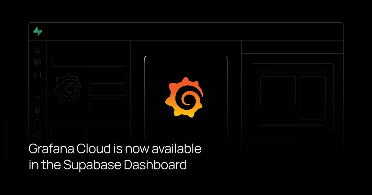 Observability for every Supabase project with Grafana Cloud
