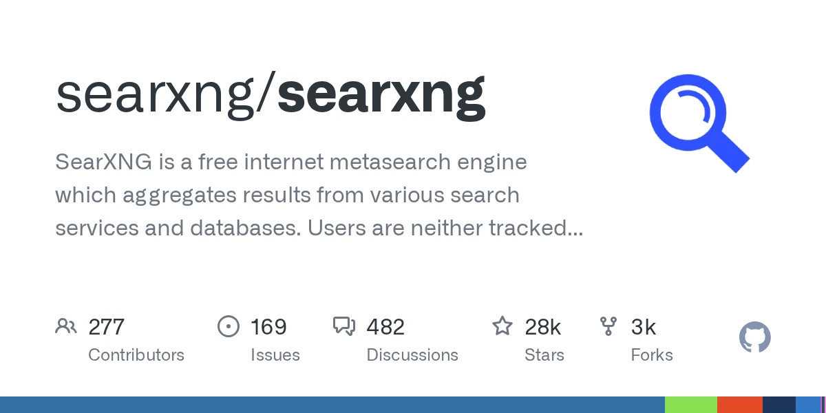 GitHub - searxng/searxng: SearXNG is a free internet metasearch …