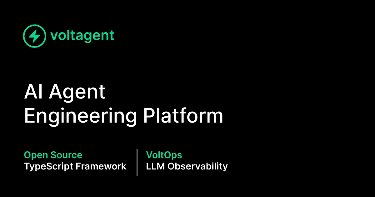 VoltAgent - Open Source TypeScript AI Agent Framework