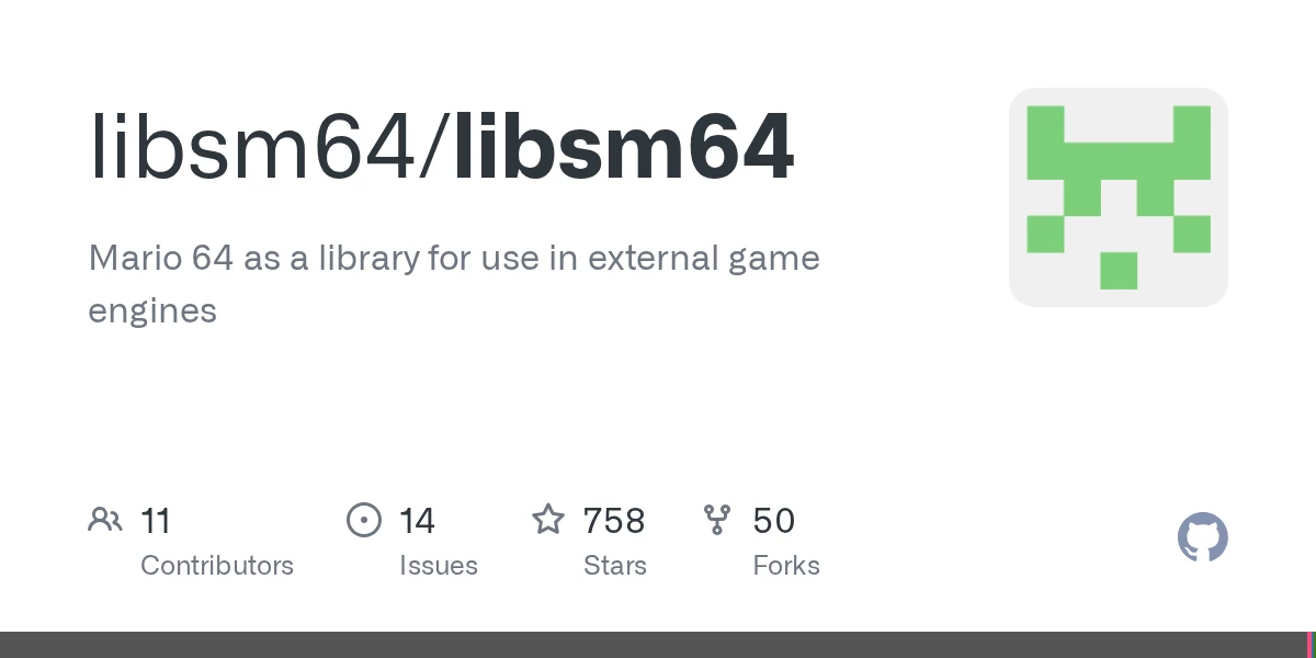 Libsm64: Mario 64 as a library for use in external game engines