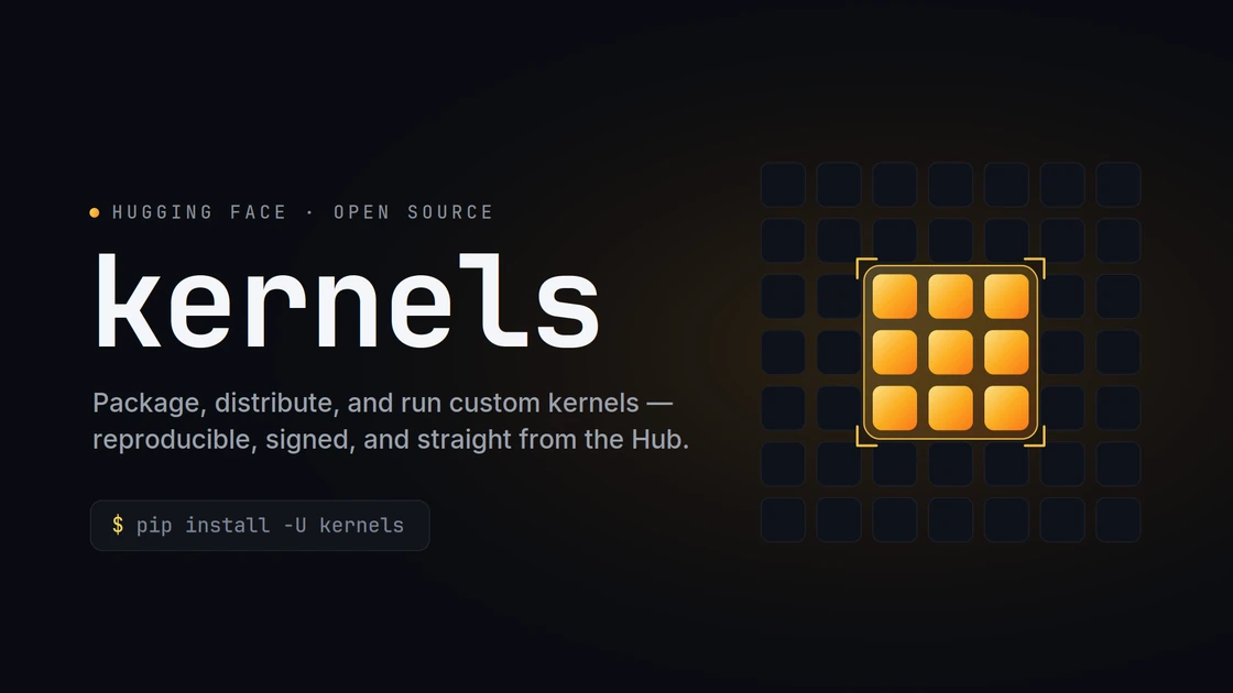 🤗 Kernels: Major Updates