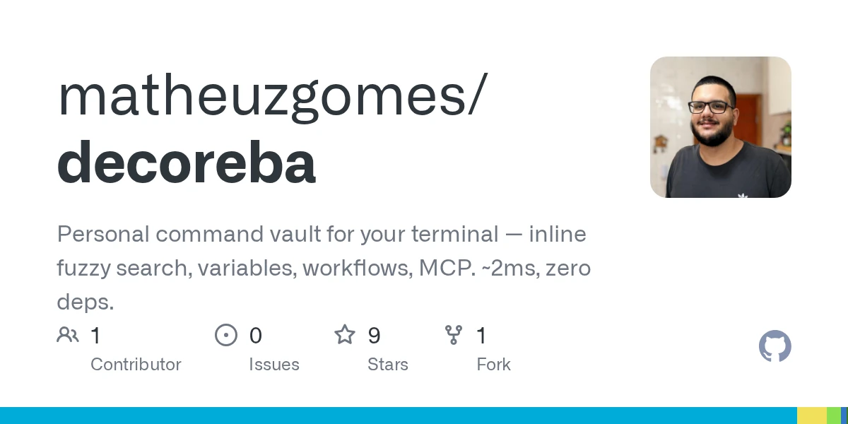 Show HN: I built a command palette for the terminal – 6.2MB, pure Go, no fzf