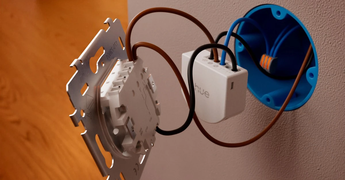 Hue’s wired wall modules bring non-smart lights into its ecosystem