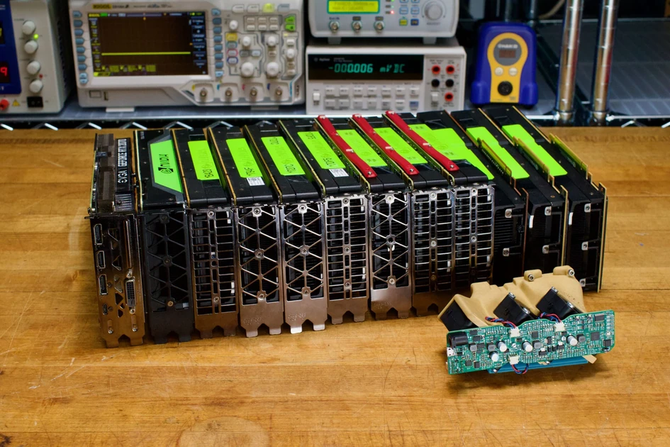 Benchmarking 15 "E-Waste" GPUs with Modern Workloads