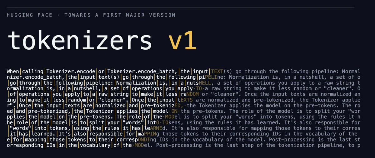tokenizers v1: encode, decode and scaling, measured