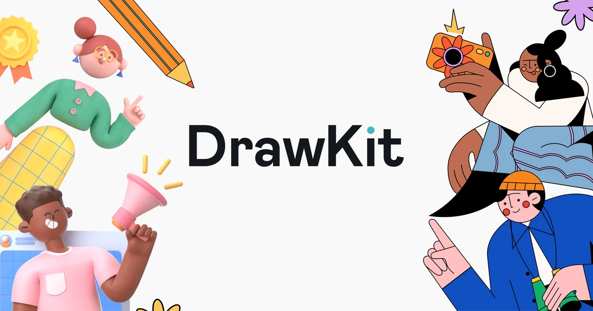 DrawKit - Beautiful 2D & 3D Illustrations and Icons