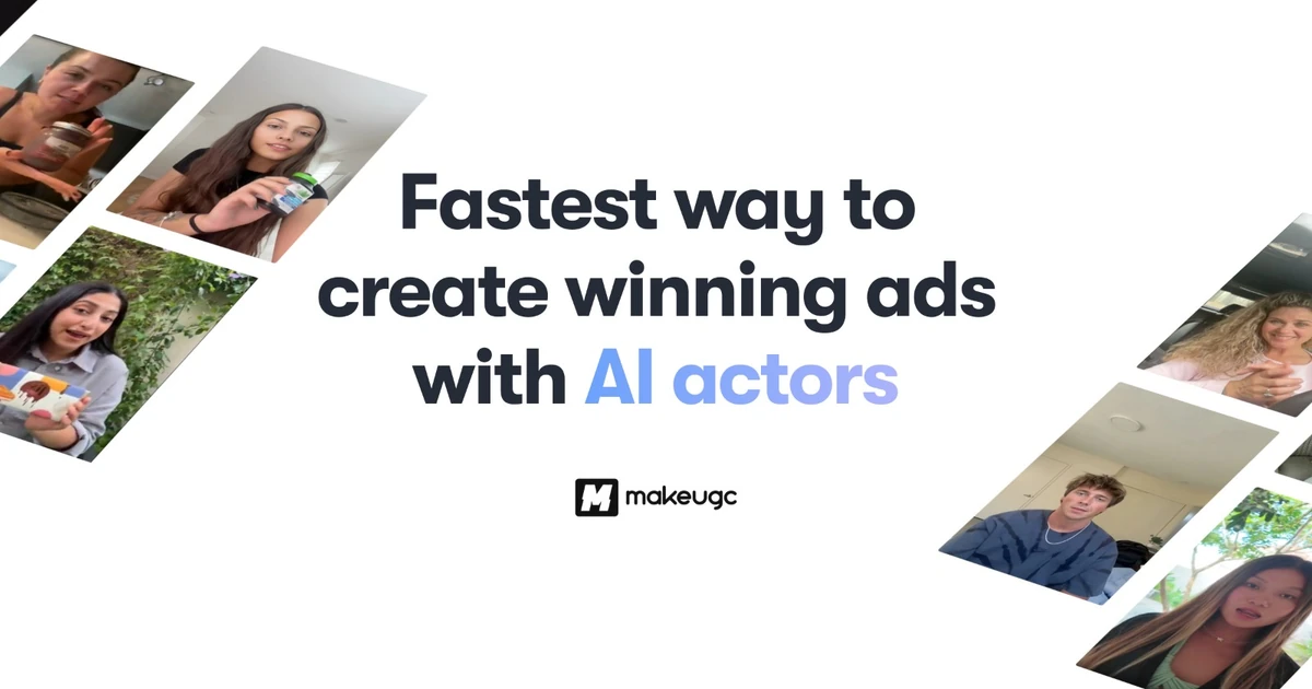 MakeUGC | #1 Platform to Create AI UGC