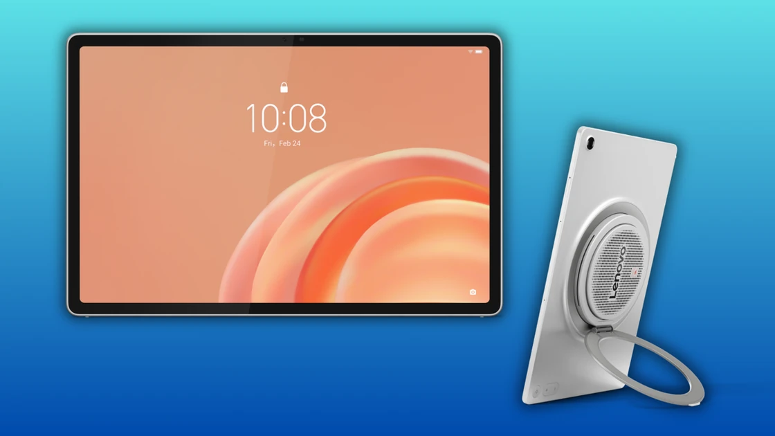 The new Lenovo Tab Plus Gen 2 tablet doubles as a digital picture frame