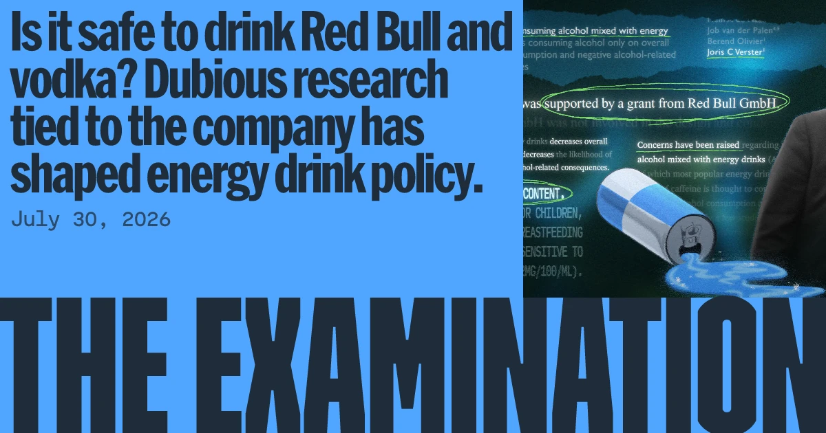 Dubious research tied to Red Bull has shaped energy drink policy