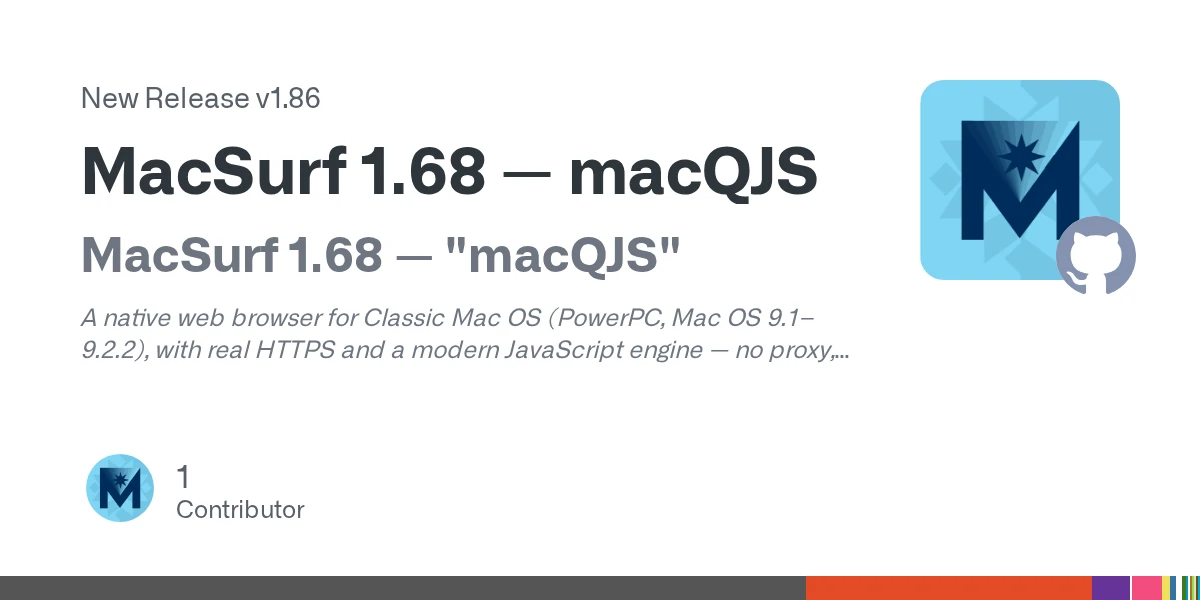 MacSurf 1.68 – NetSurf on OS 9 Released