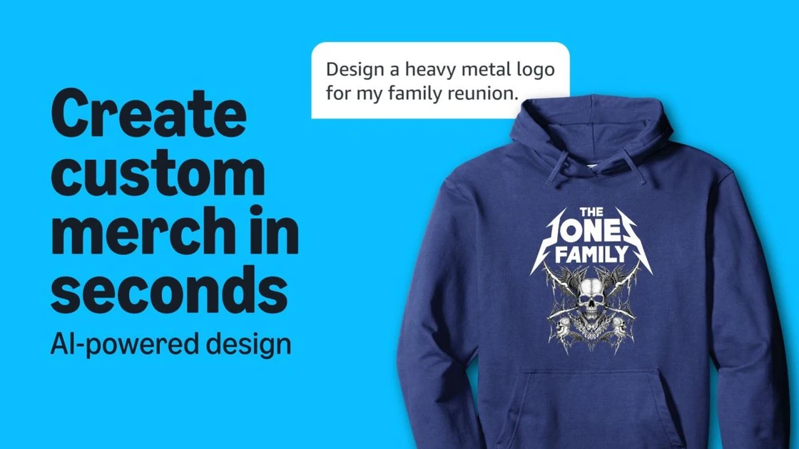 Amazon now lets you design custom merch using AI