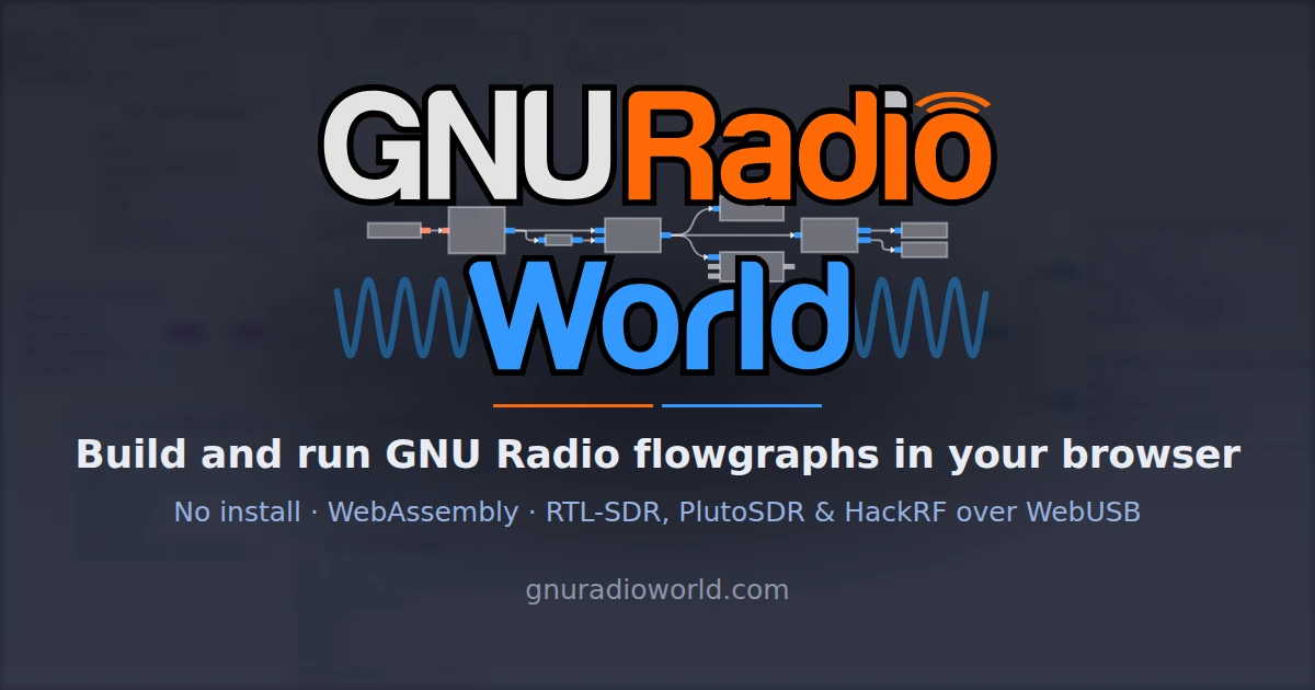 GNU Radio in the Browser