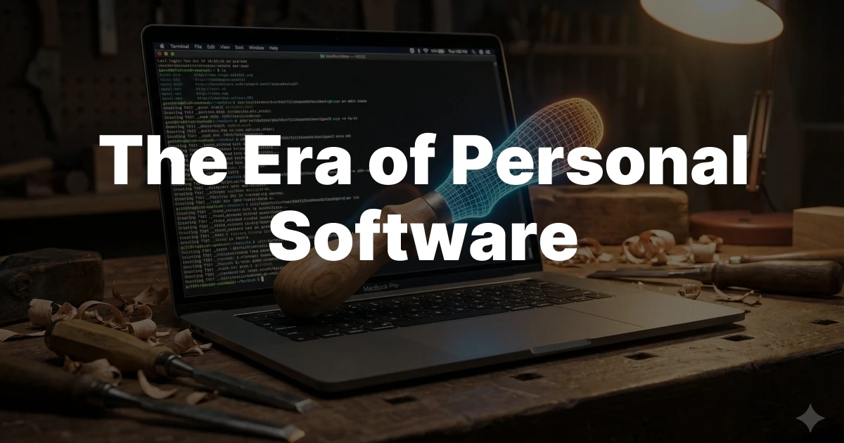The era of personal software