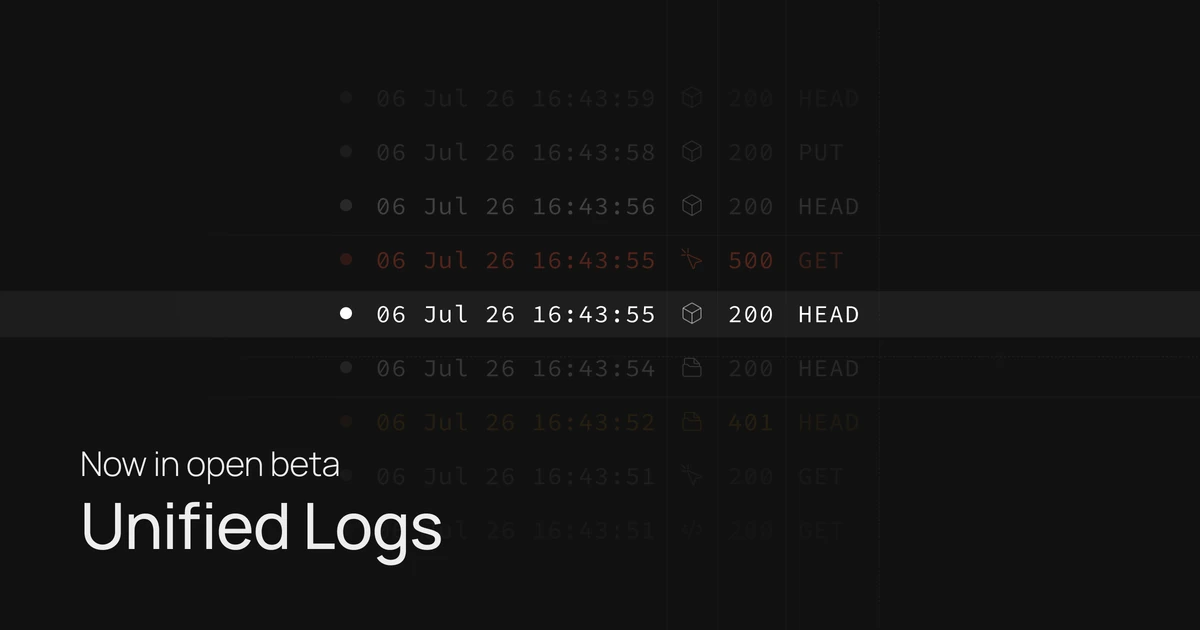 Unified Logs is now in open beta