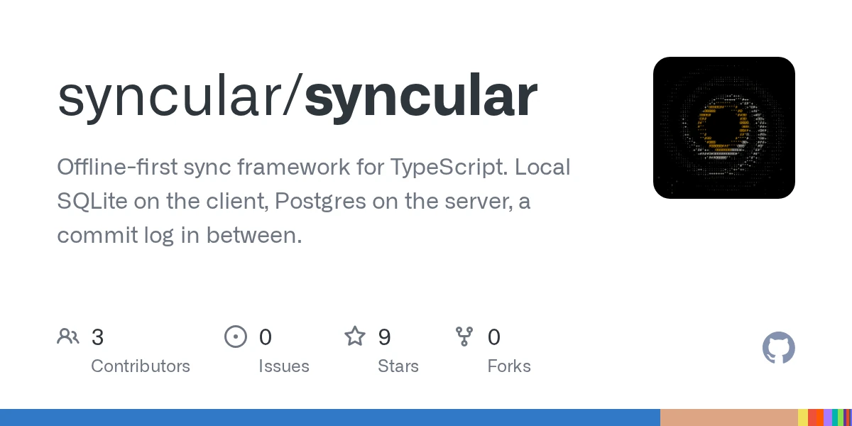 Show HN: Syncular – offline-first SQL sync with TypeScript and Rust cores