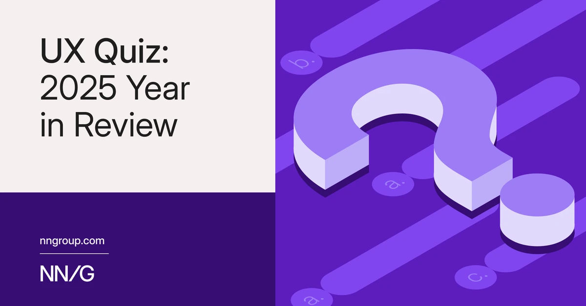 User-Experience Quiz 2025