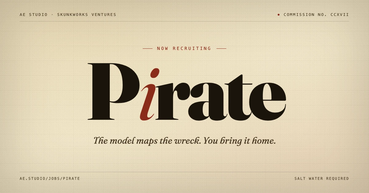 AE Studio recruiting pirates to recover treasure located by AI