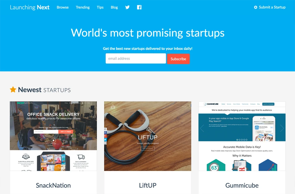 Launching Next | New startups & apps, great business ideas