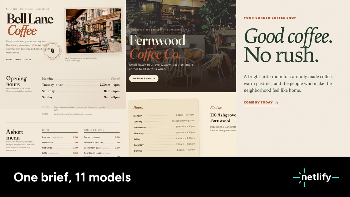 Choosing an AI model: one prompt, 11 models, different results