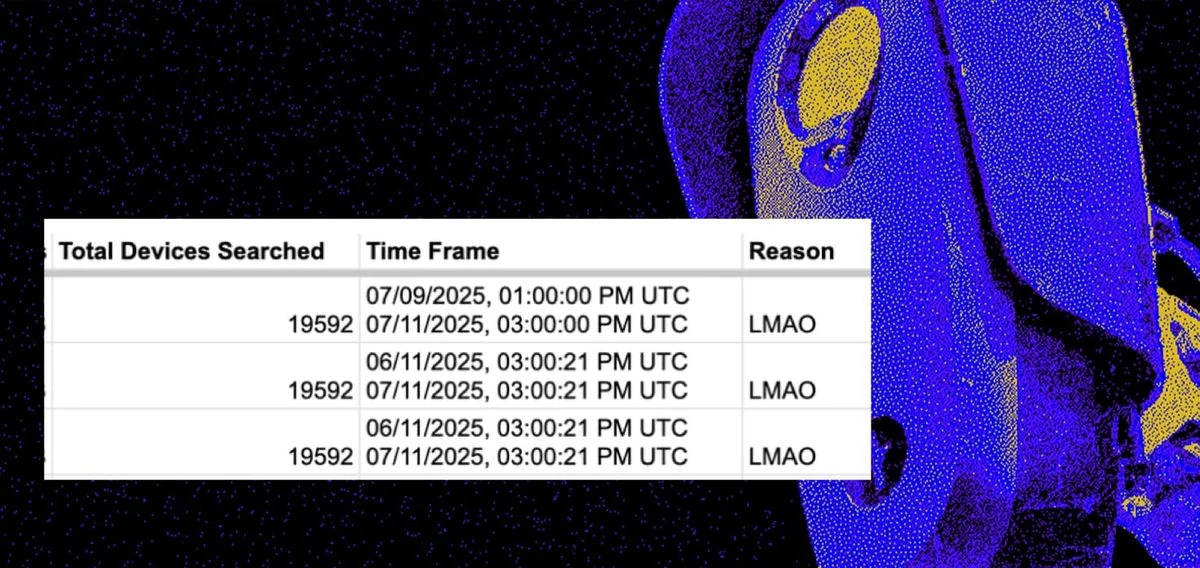 Cops Search Flock Cameras for Reasons of 'LMAO,' 'IDK,' and 'Asdfg'