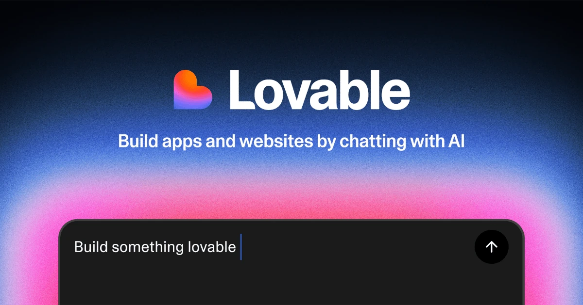 Lovable — build full-stack apps by chatting