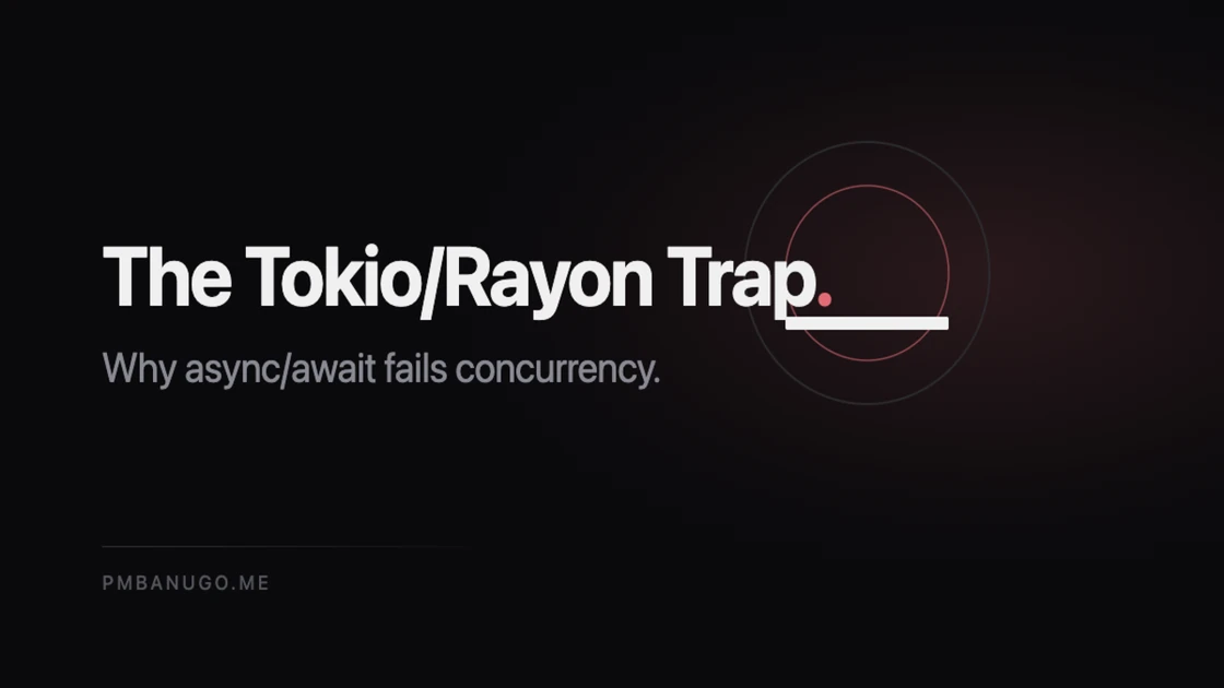 The Tokio/Rayon Trap and Why Async/Await Fails Concurrency