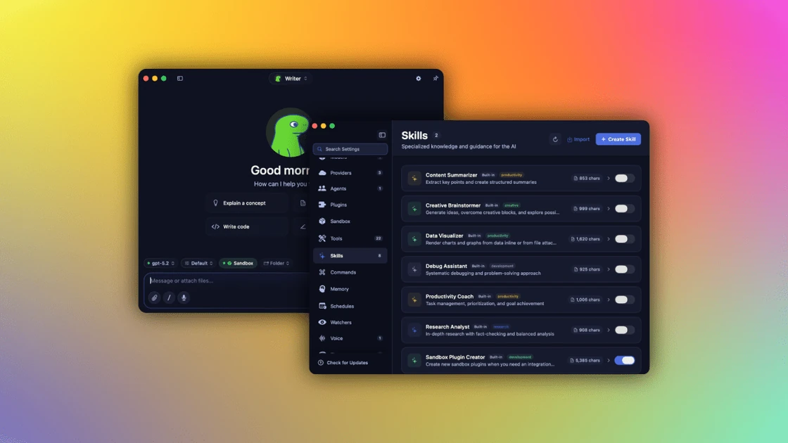 Osaurus brings both local and cloud AI models to your Mac