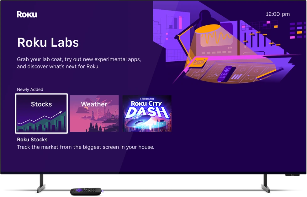 Roku’s new Labs hub brings experimental apps to the big screen