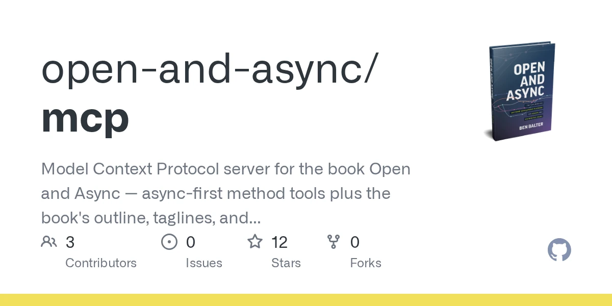 Show HN: An MCP server that turns async-work practices into tools