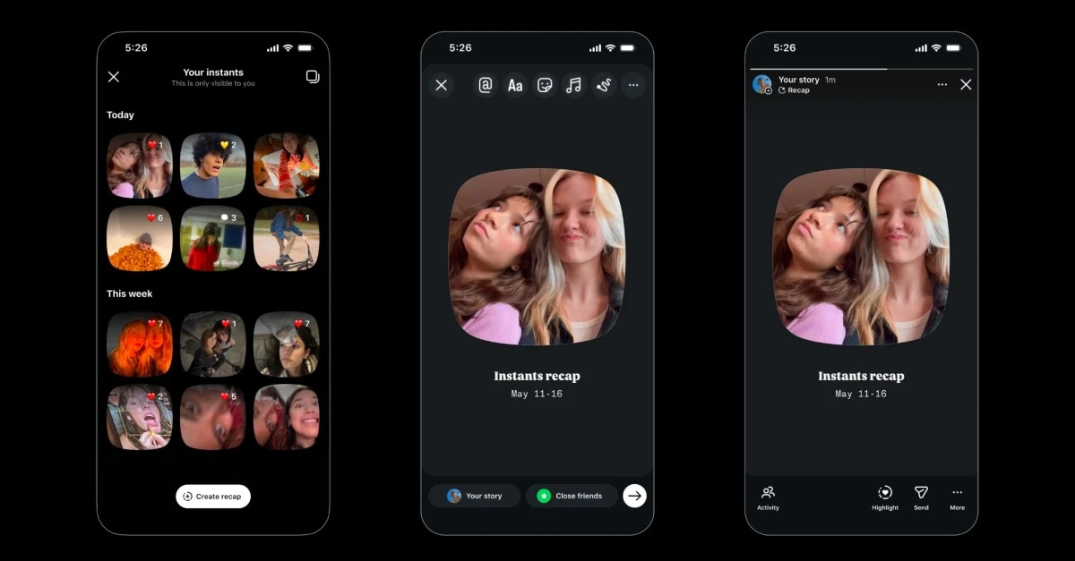 Instagram hits the copy button again with new disappearing Instants photos