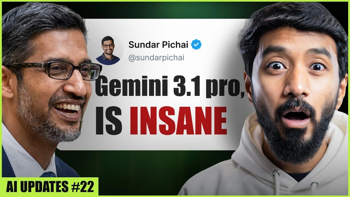 Google’s FREE Gemini 3.1 Pro Feels Illegal To Use (+ 7 AI Updates)