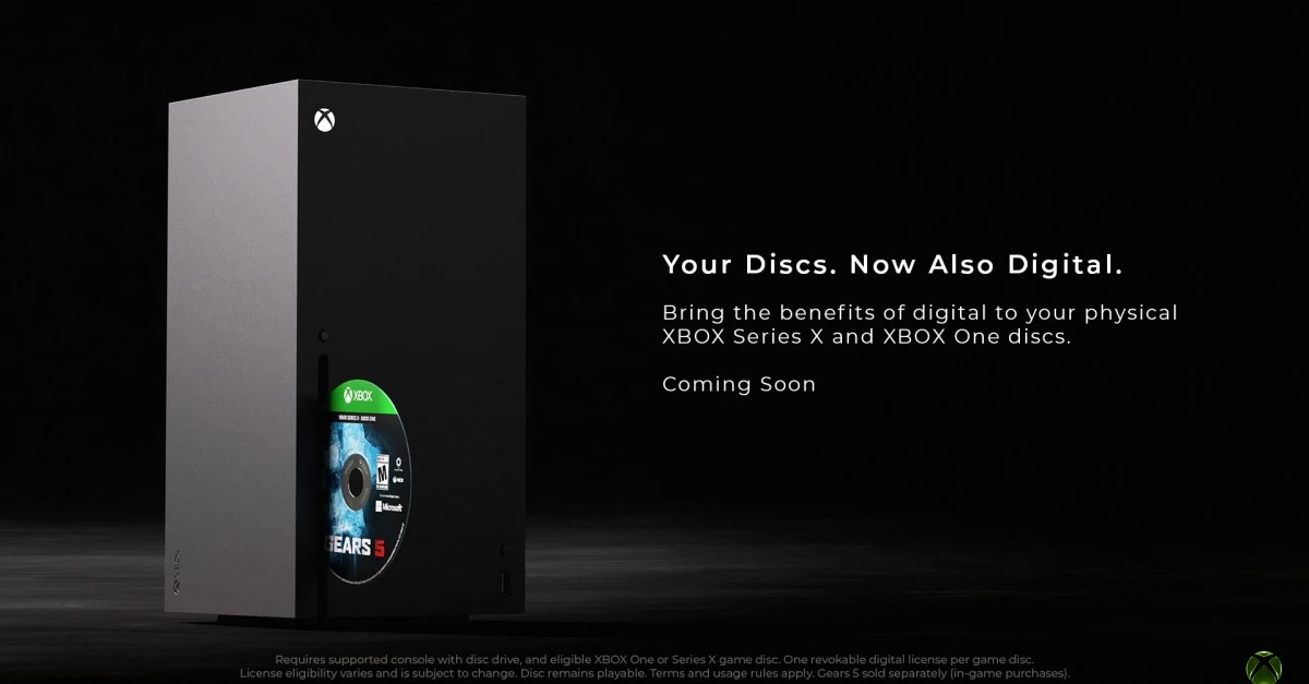 Xbox announces disc-to-digital feature that digitizes your physical games