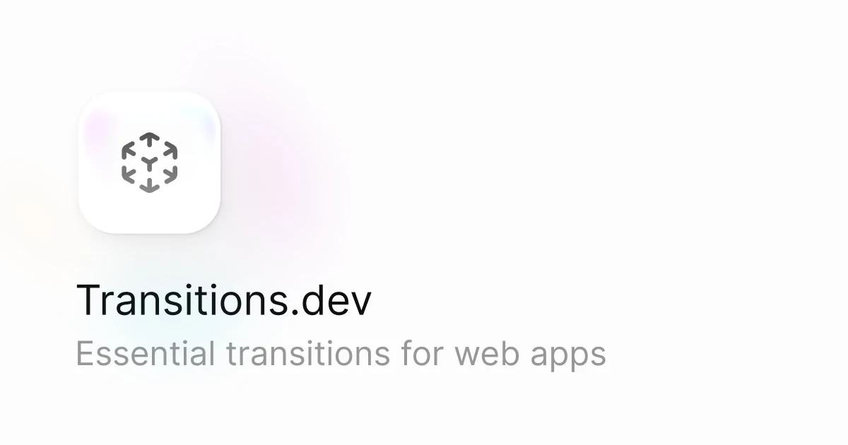 Transitions.dev