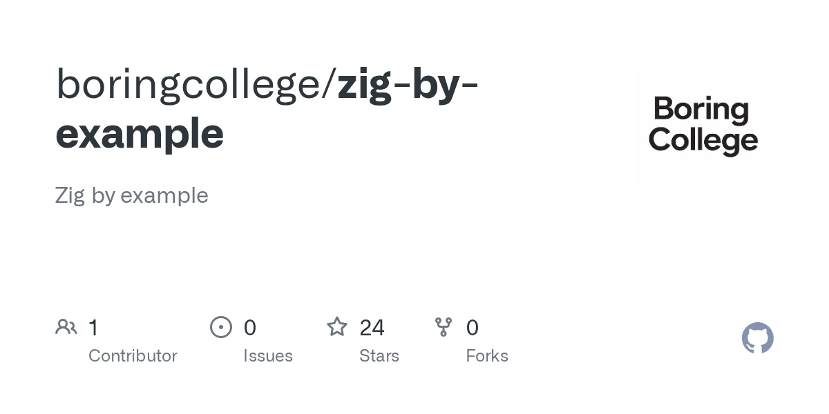 Zig by Example