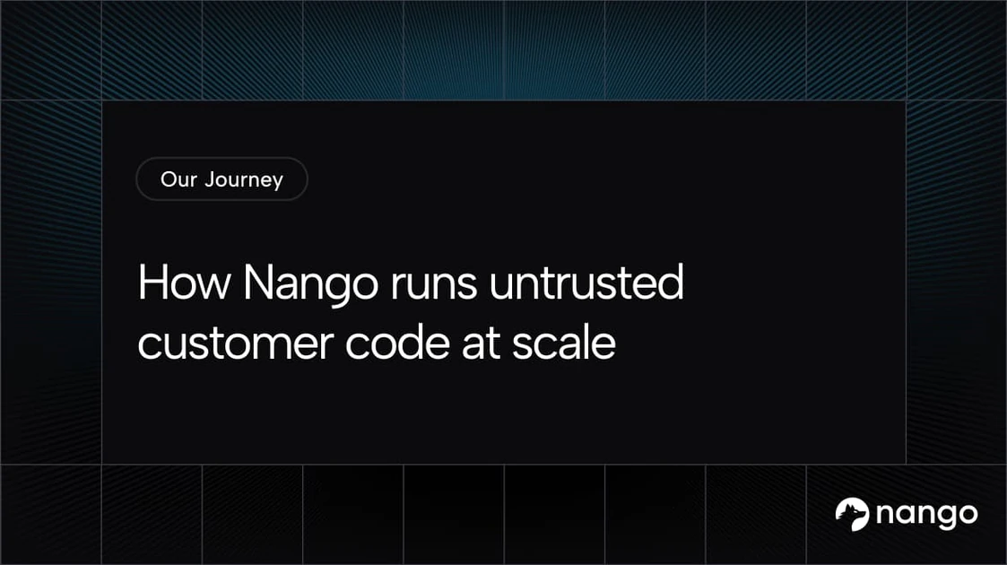 How we run untrusted customer code at scale