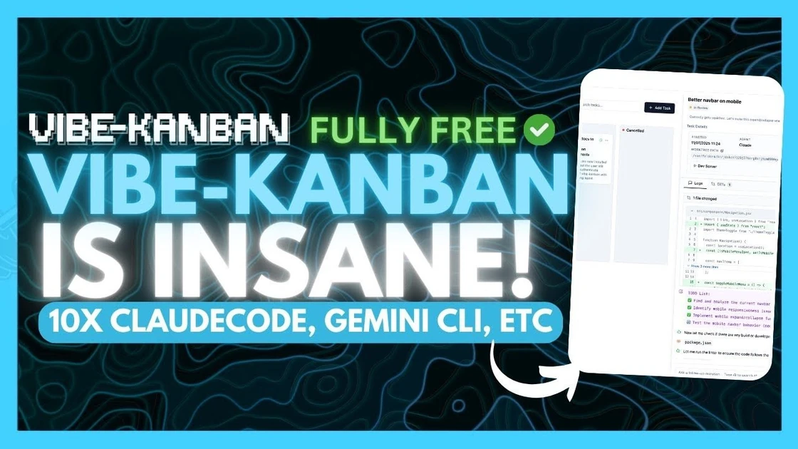 How Vibe-Kanban Makes Managing AI Coding Assistants Effortless