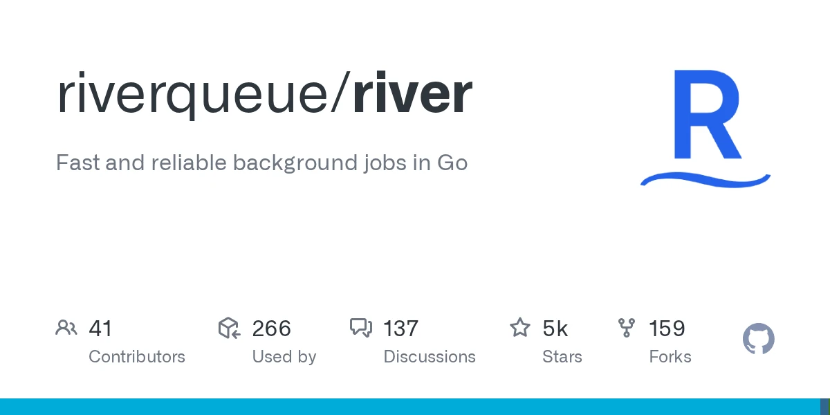 Rive, Fast and reliable background jobs in Go