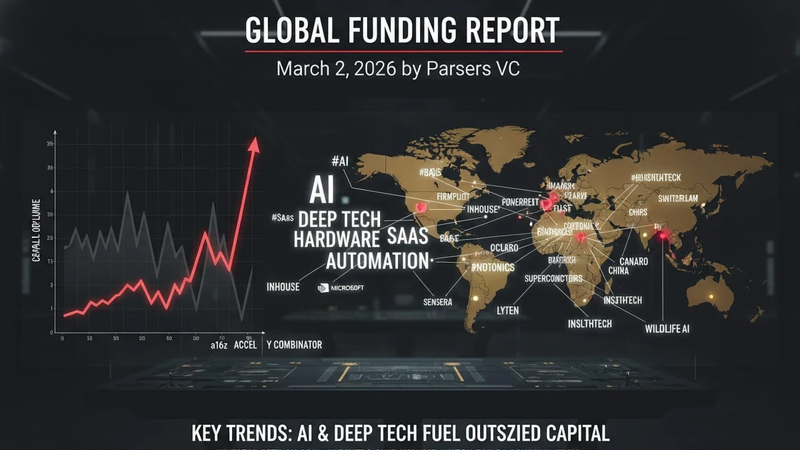 Weekly Funding rounds / Statistics / Insights of March 3, 2026