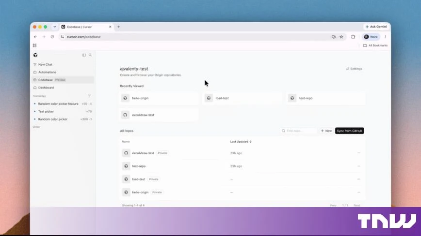 Cursor Origin is on by default for paid users, and its data terms are unpublished