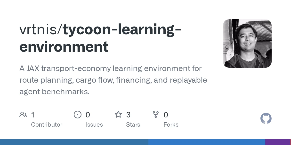 TycoonLE: A Jax reinforcement learning environment for long-horizon planning