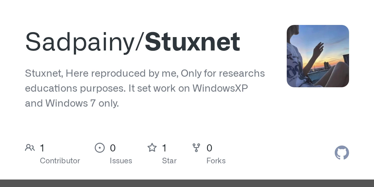 Show HN: Stuxnet – A reconstructed source code of the infamous cyber-weapon