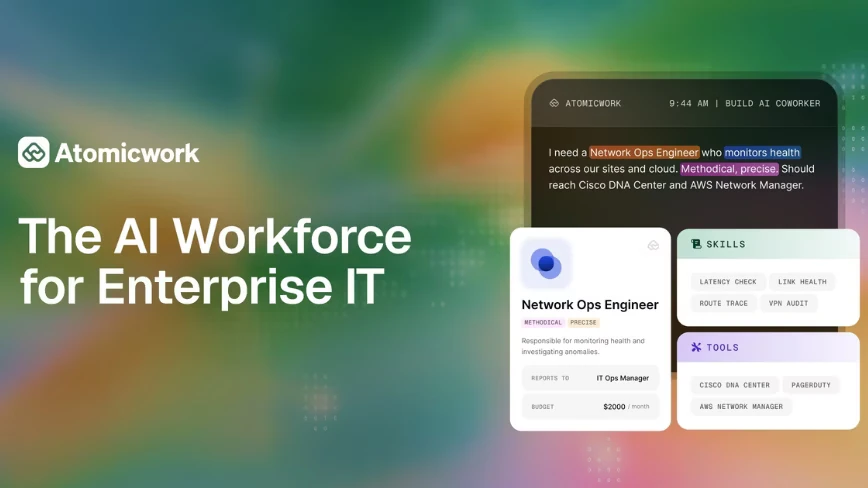Atomicwork launches AI workers that IT departments can hire, budget, and audit like human employees