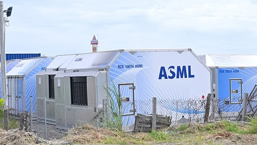ASML shares fell 6.5% after a report that China has started mass-producing DUV lithography tools